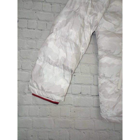 Tommy Hilfiger Men's Midweight Chevron Quilted, Large, Tonal White Camo w/Bib, L - Picture 9 of 11